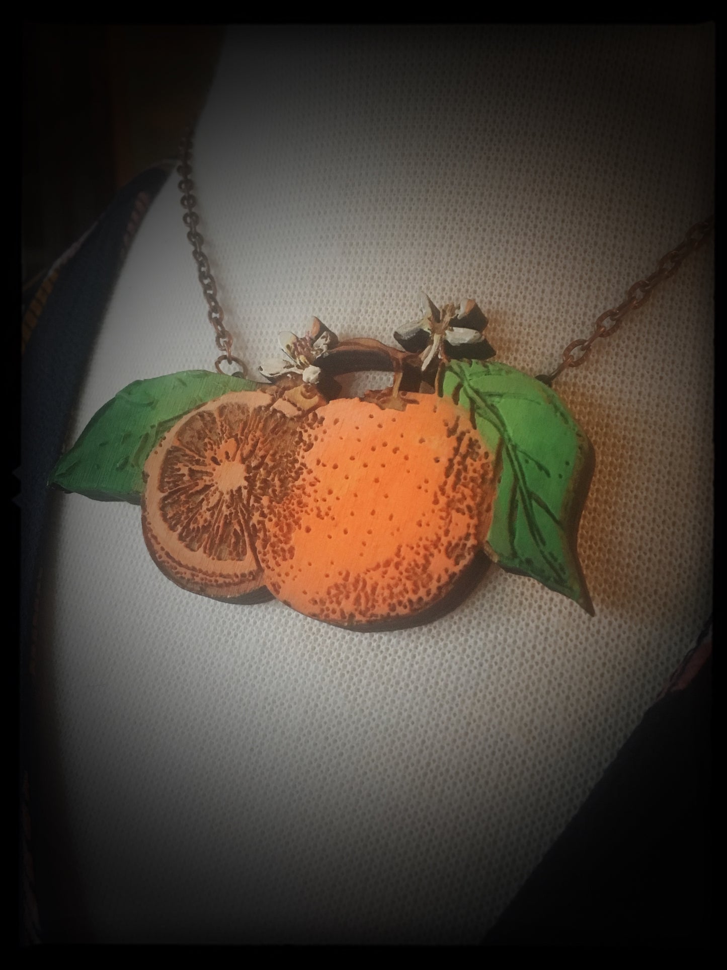 Orange Necklace - Large