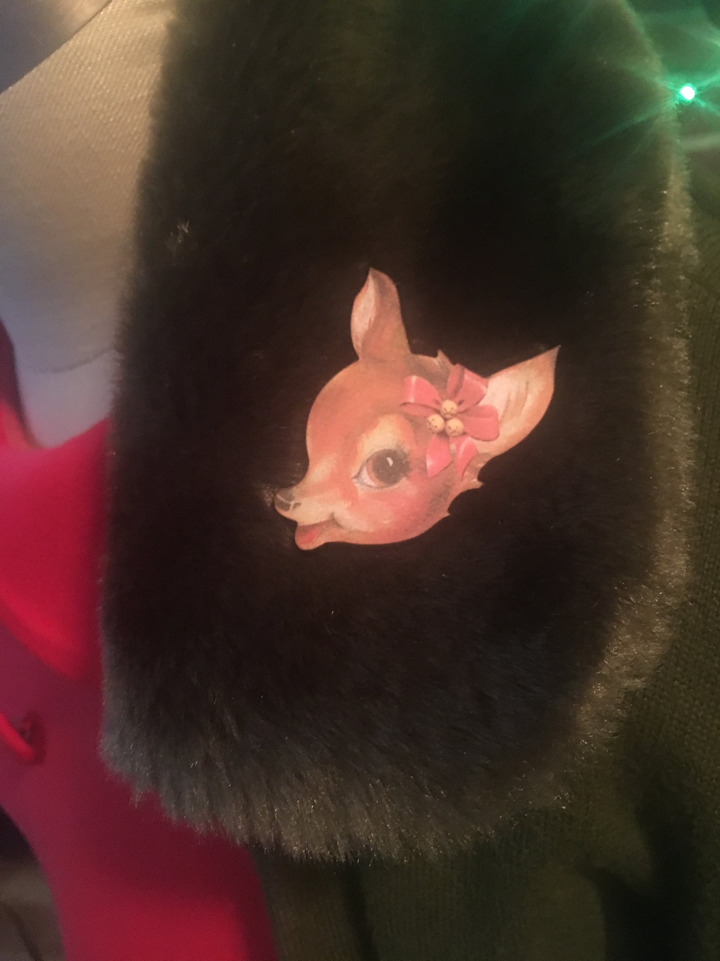 Vintage Reindeer - Single Wooden Pin