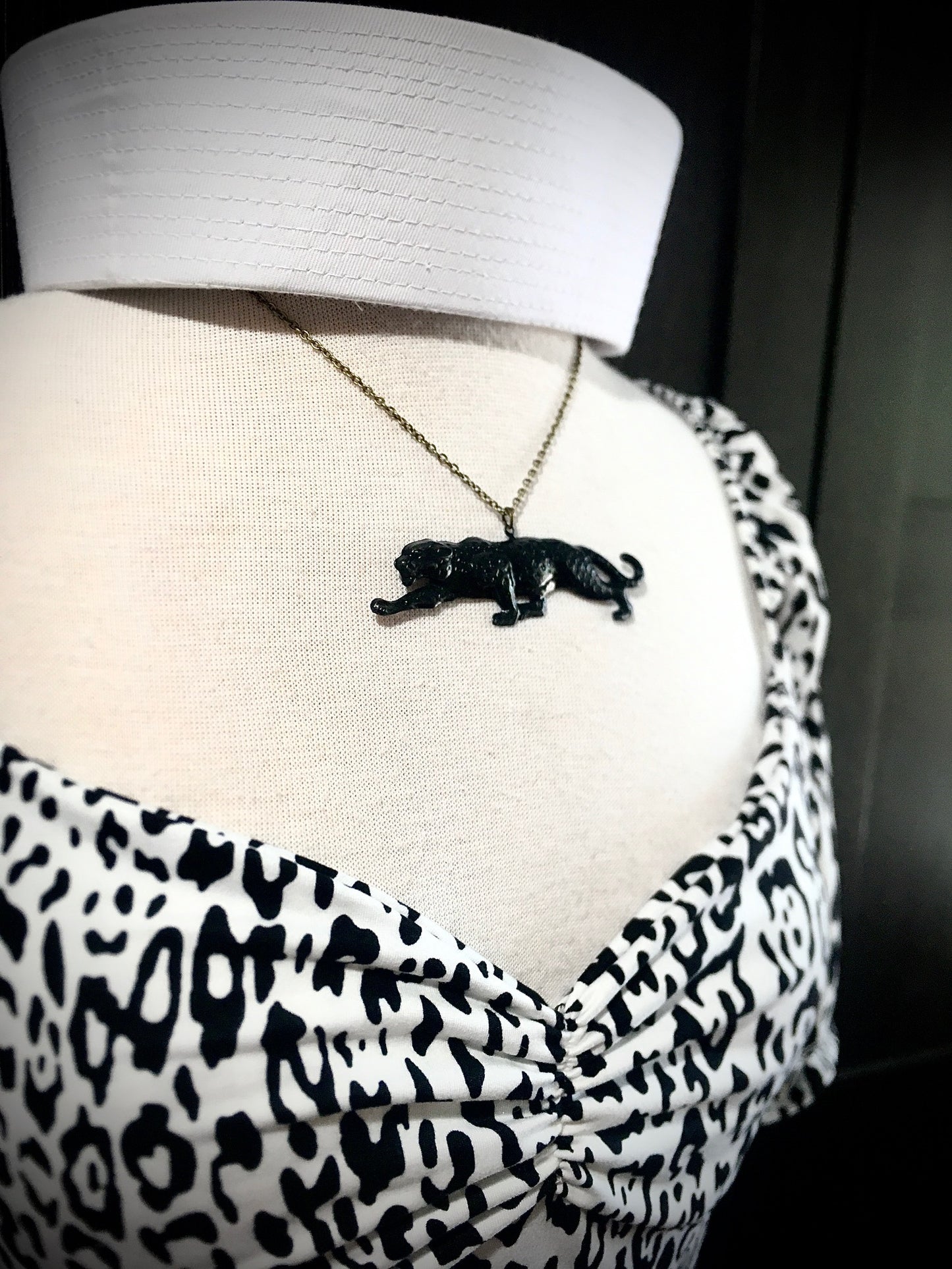 Black Leopard Necklace