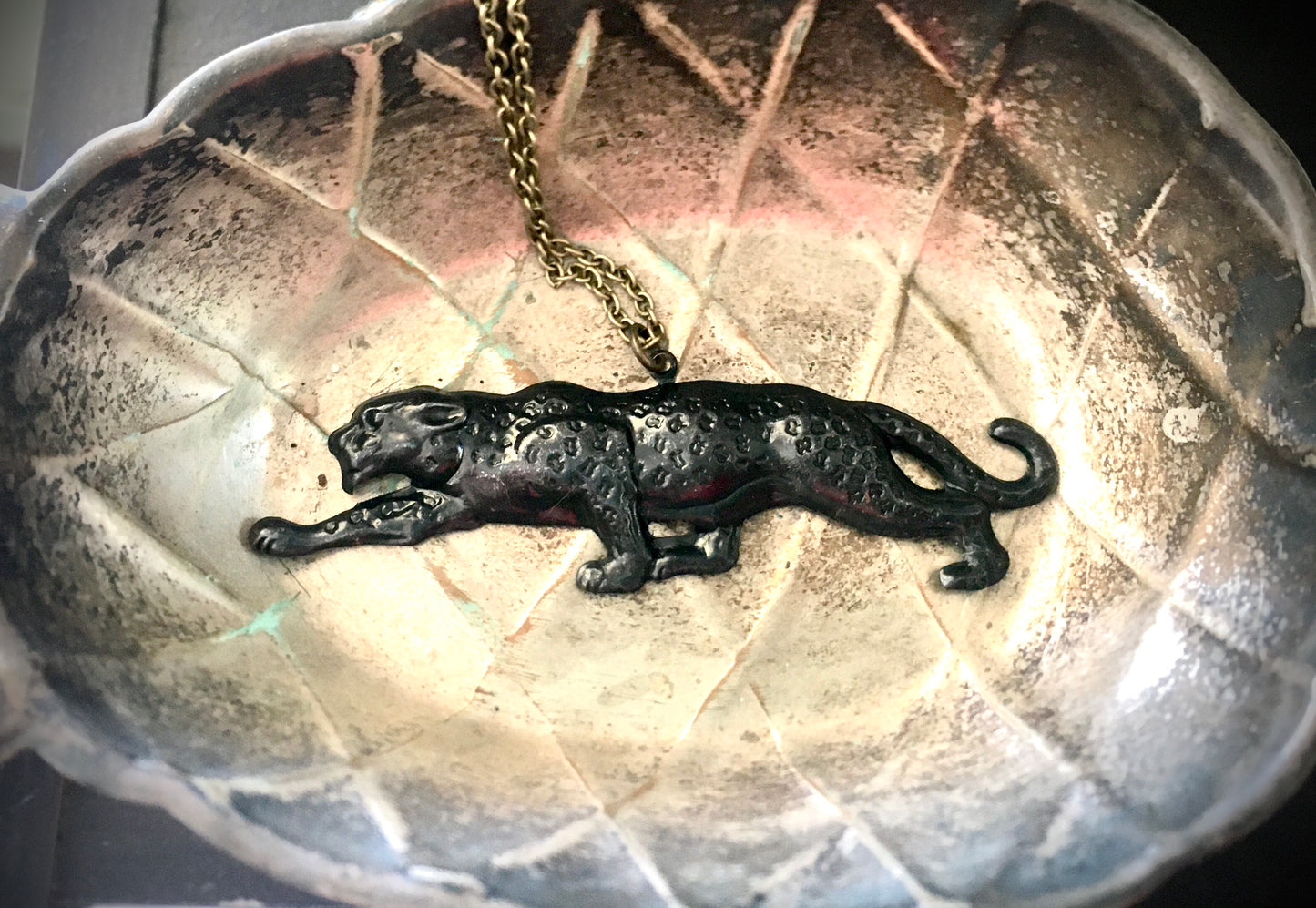 Black Leopard Necklace