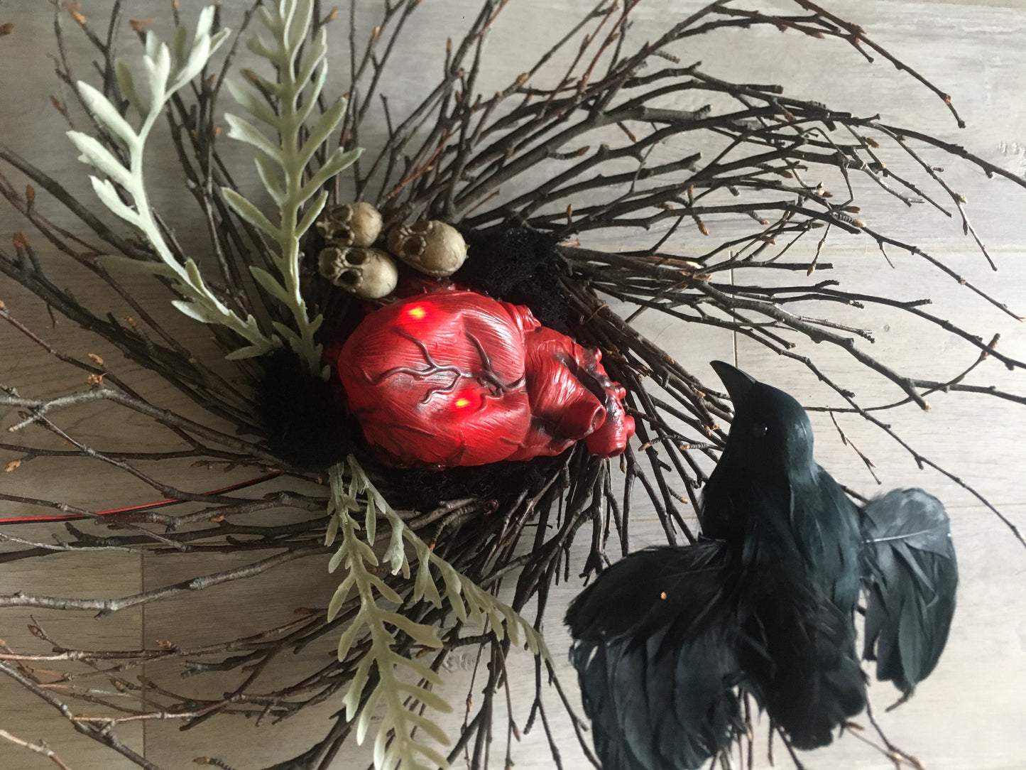 The Tell Tale BEATING Heart Wreath