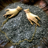 Victorian Hands Collar pin set