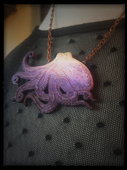 Octopus Necklace - Small - SPECIAL EDITION – PURPLE