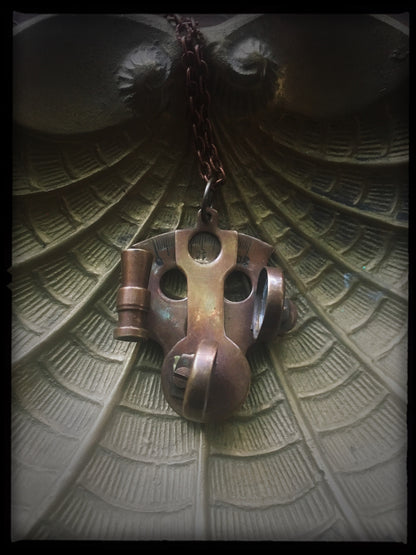 Sextant - Antiqued Brass Necklace