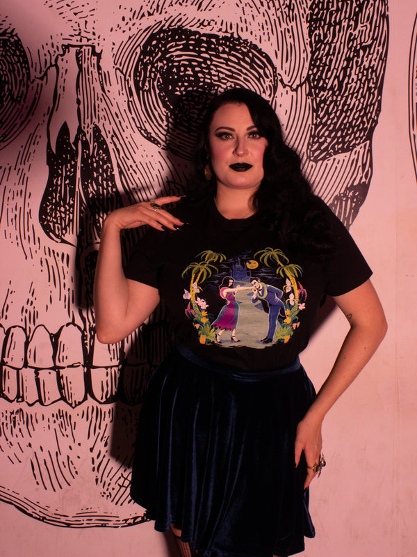 LA Skeleton Hands - UNISEX DODGER BLUE Tee – Sweet Siren Designs