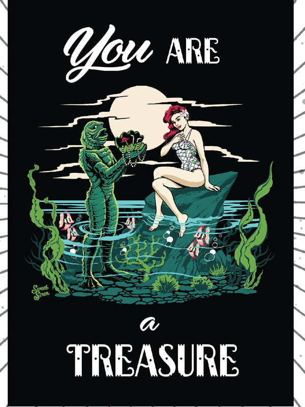 You are a Treasure- Creature - Greeting Card