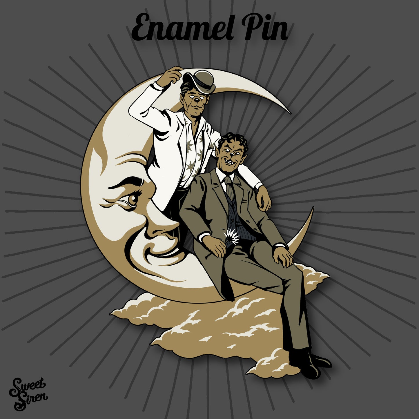 Queens of the Night - Werewolf Partners Enamel Pin