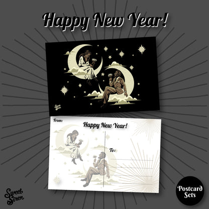Queens of the Night - Werewolf Postcard MULTI DESIGN SET of 4