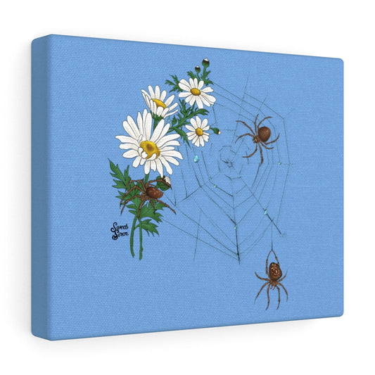 Daisy Spiderweb - Canvas 10"x 8"