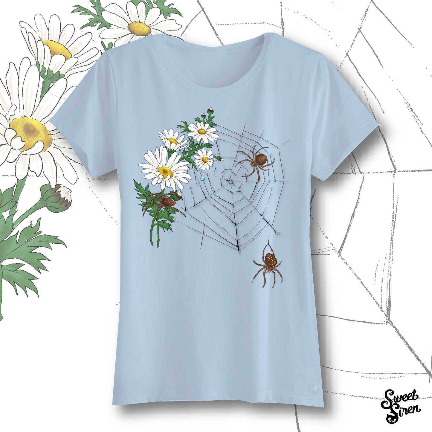 Daisy Spiderweb  -  Women's Tee - Next Level tee