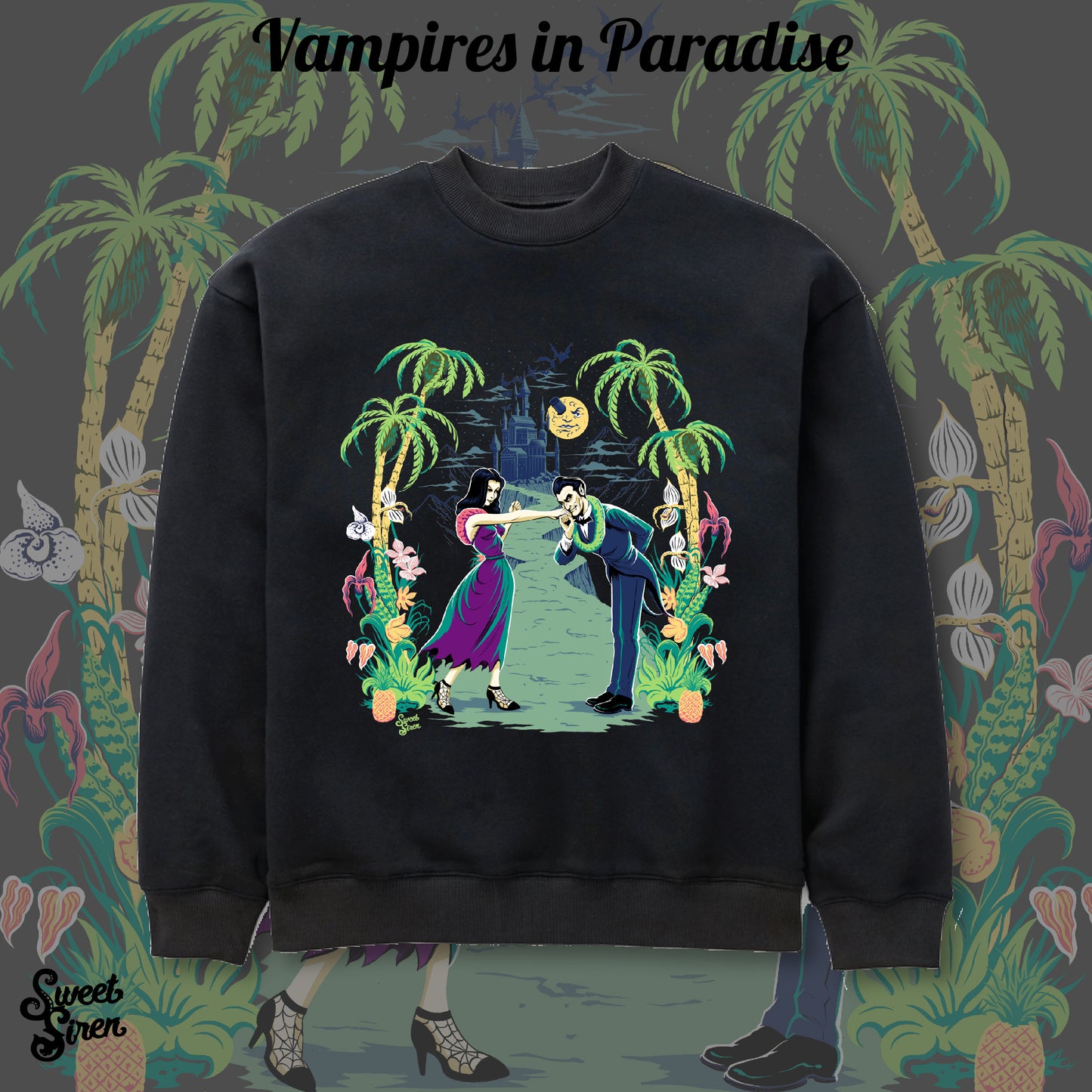 Vampires in Paradise  - Unisex Crewneck Sweatshirt