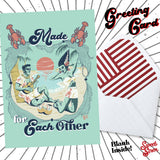 Made for Each Other - Monsters - Greeting Card