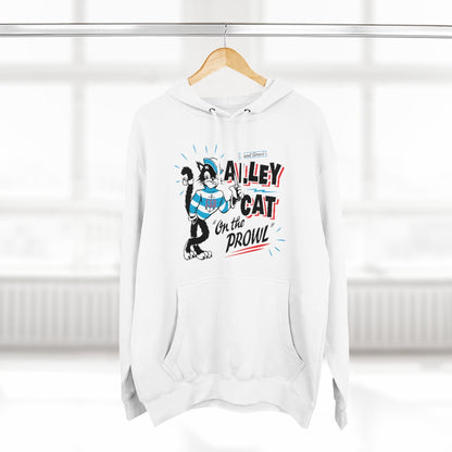 Alley Cat on the Prowl - Unisex Pullover Hoodie