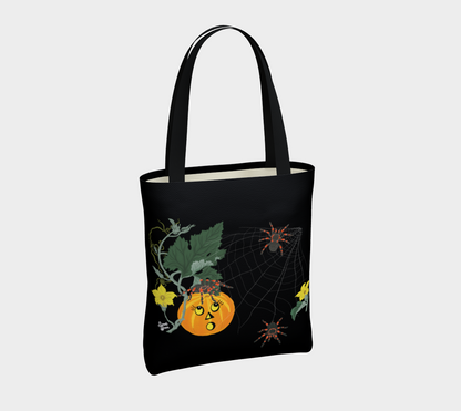 Fall Spiderweb -  Basic Tote Bag