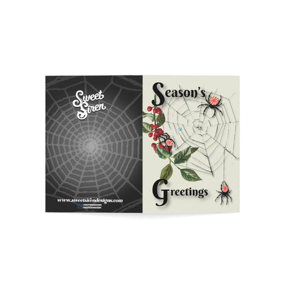 Peppermint Spiderweb - Folded Greeting Cards