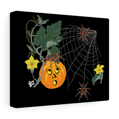 Fall Spiderweb - 10"x8" Canvas