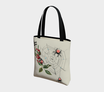 Peppermint Spiders Web - Basic Tote