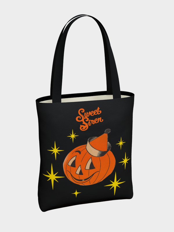 Retro Hallowen Starlight - BASIC Tote Bag