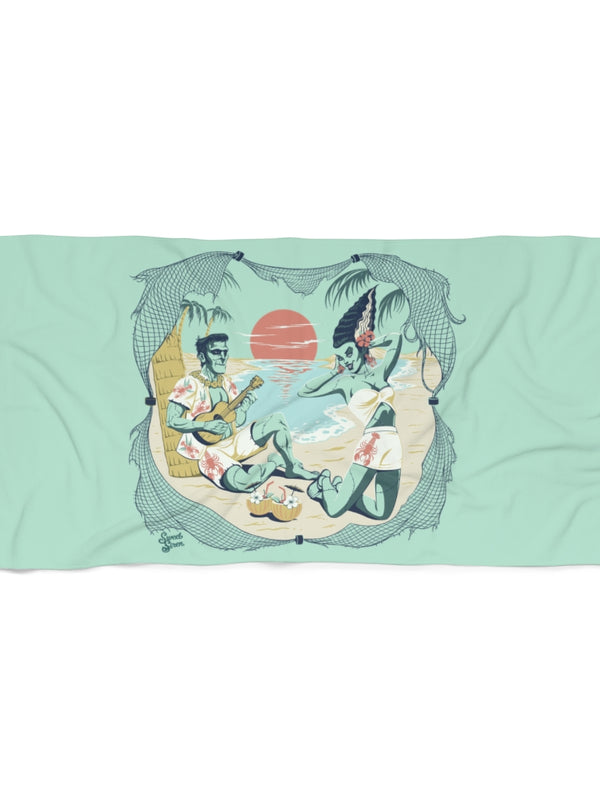 We’re Alive! Aqua Beach Towel