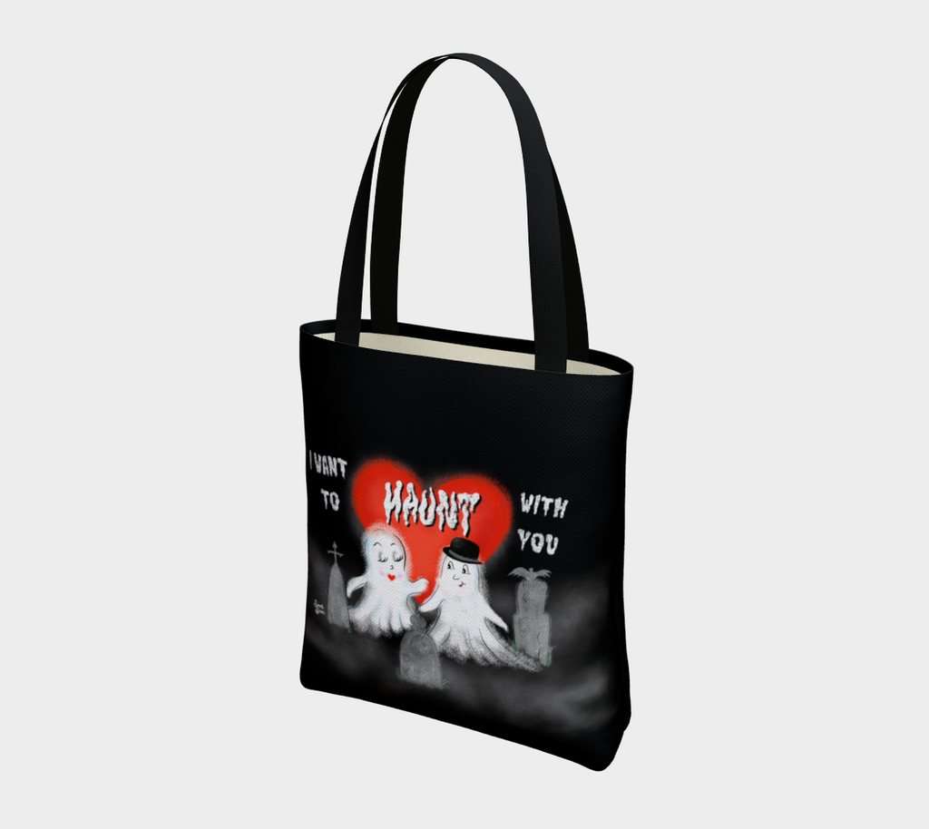 I Want to Haunt with You - BASIC Tote Bag