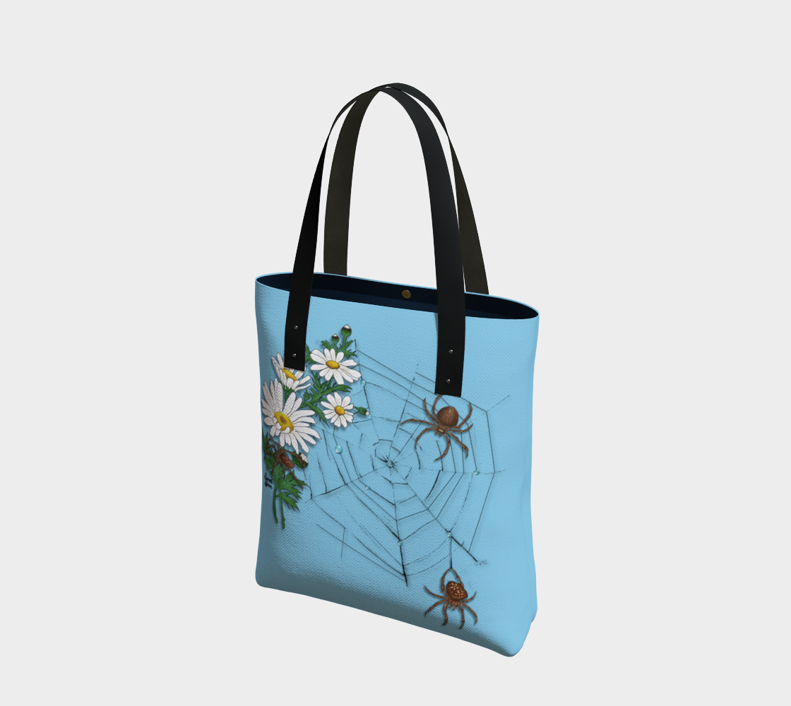 Daisy Spider Web - Urban Tote Bag