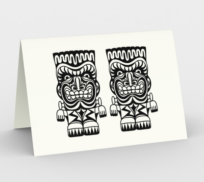 Double Frankenstein Tiki Monsters - CARDS Set of 3