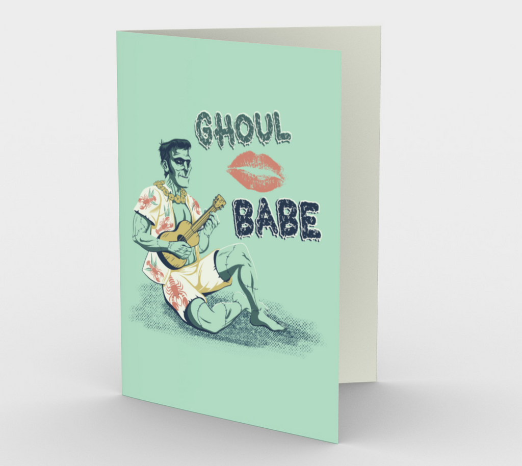 Ghoul Babe Frankenstein Monster - CARDS Set of 3