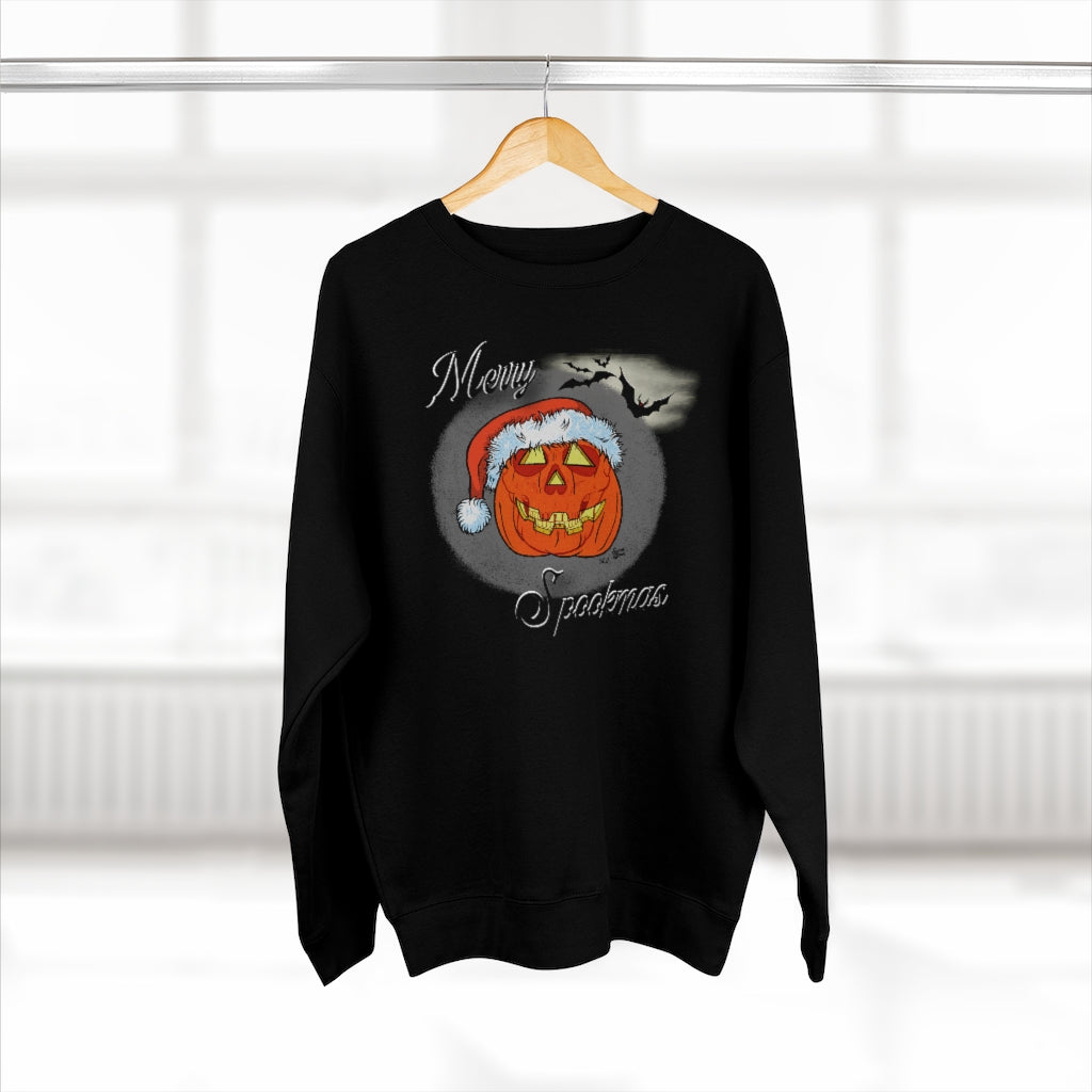 Merry Spookmas Pumpkin - Unisex Crewneck Sweatshirt