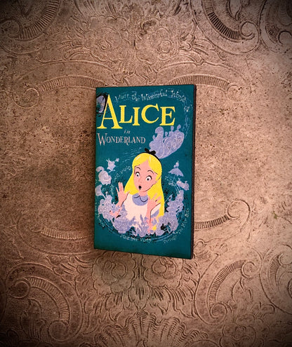 The Alice In Wonderland Wooden Vintage Pin