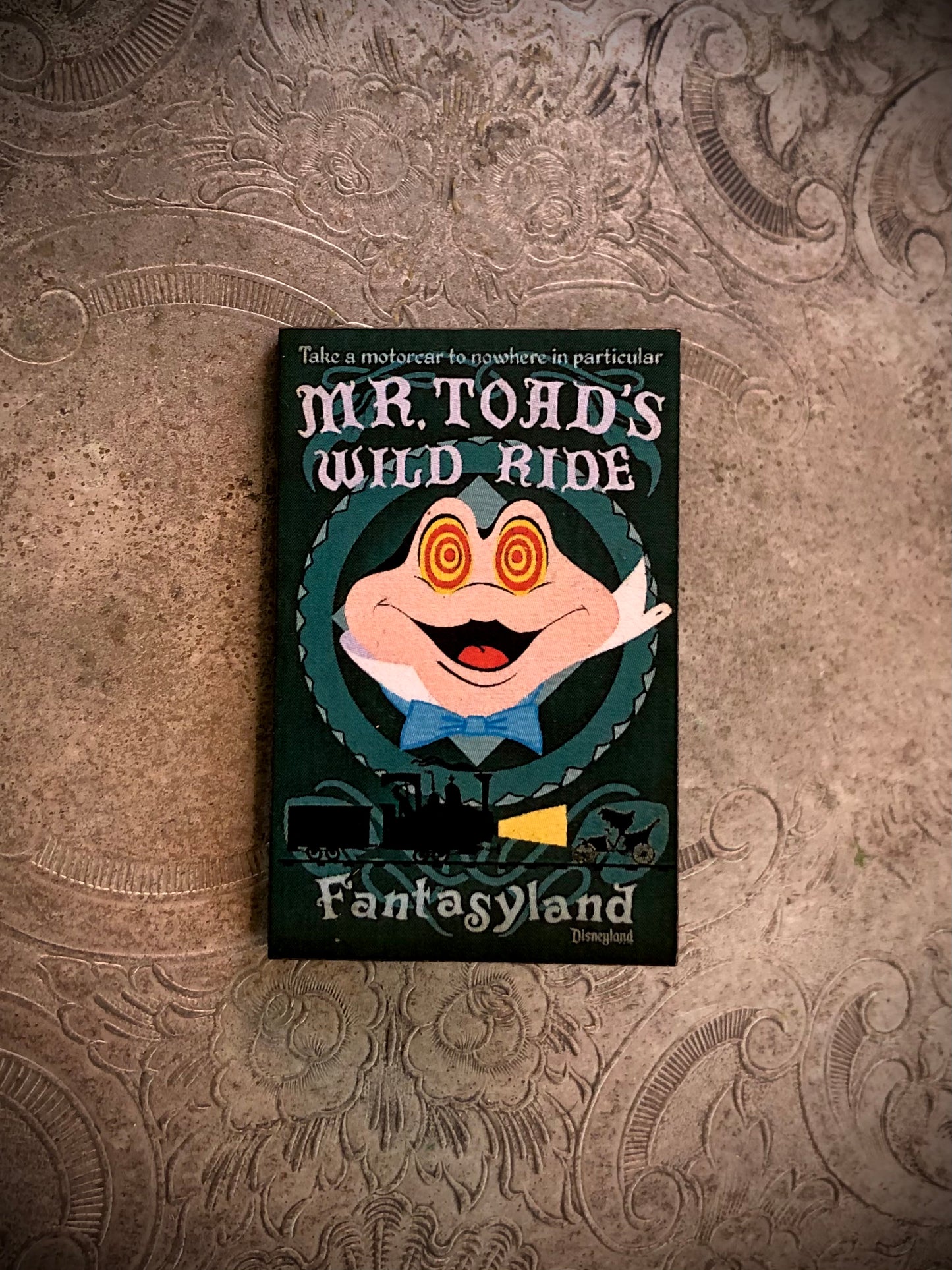 Mr. Toad’s Wild Ride - Poster Pin