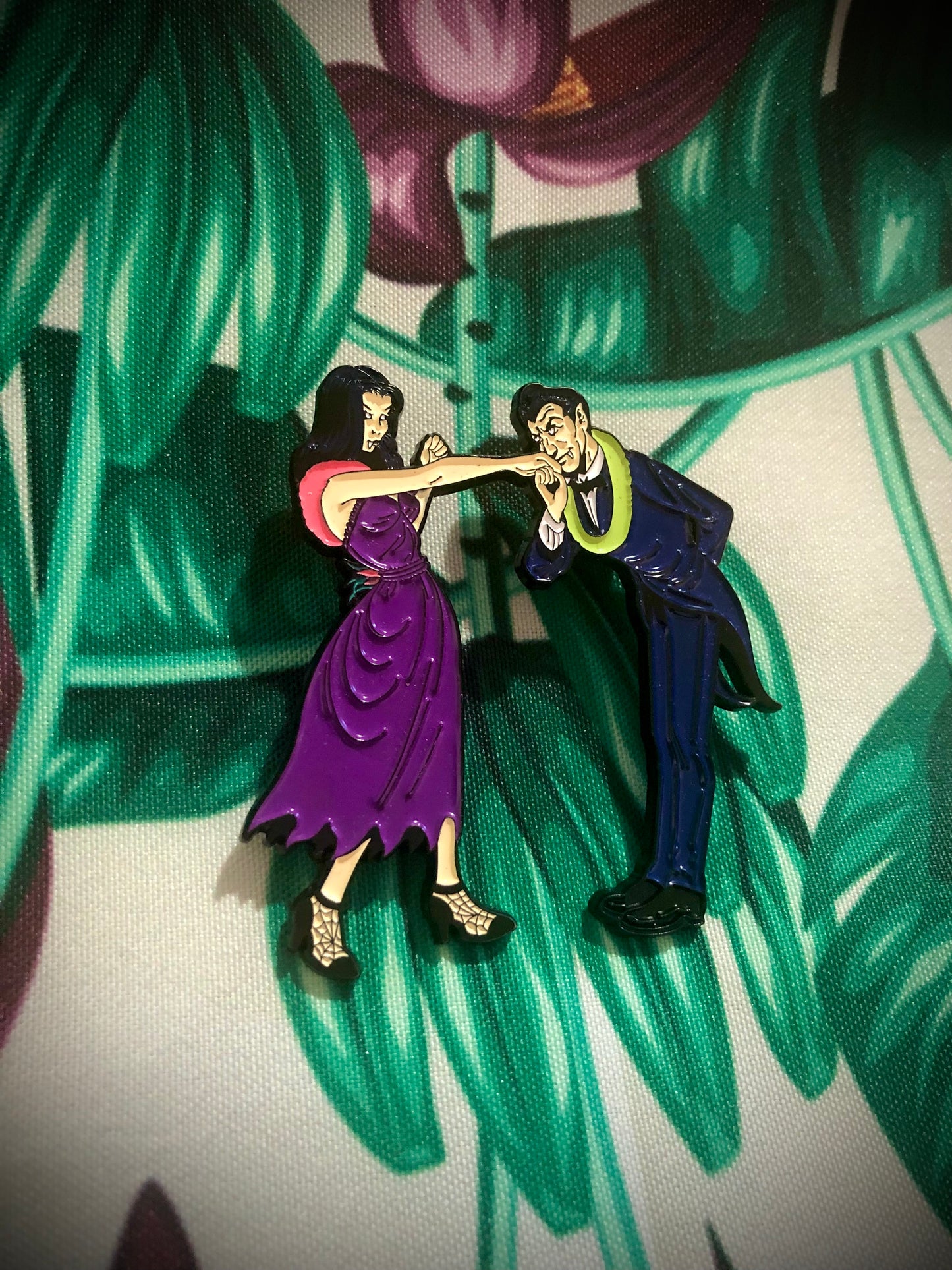 Vampires in Paradise Pin