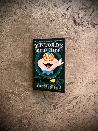 Mr. Toad’s Wild Ride - Poster Pin