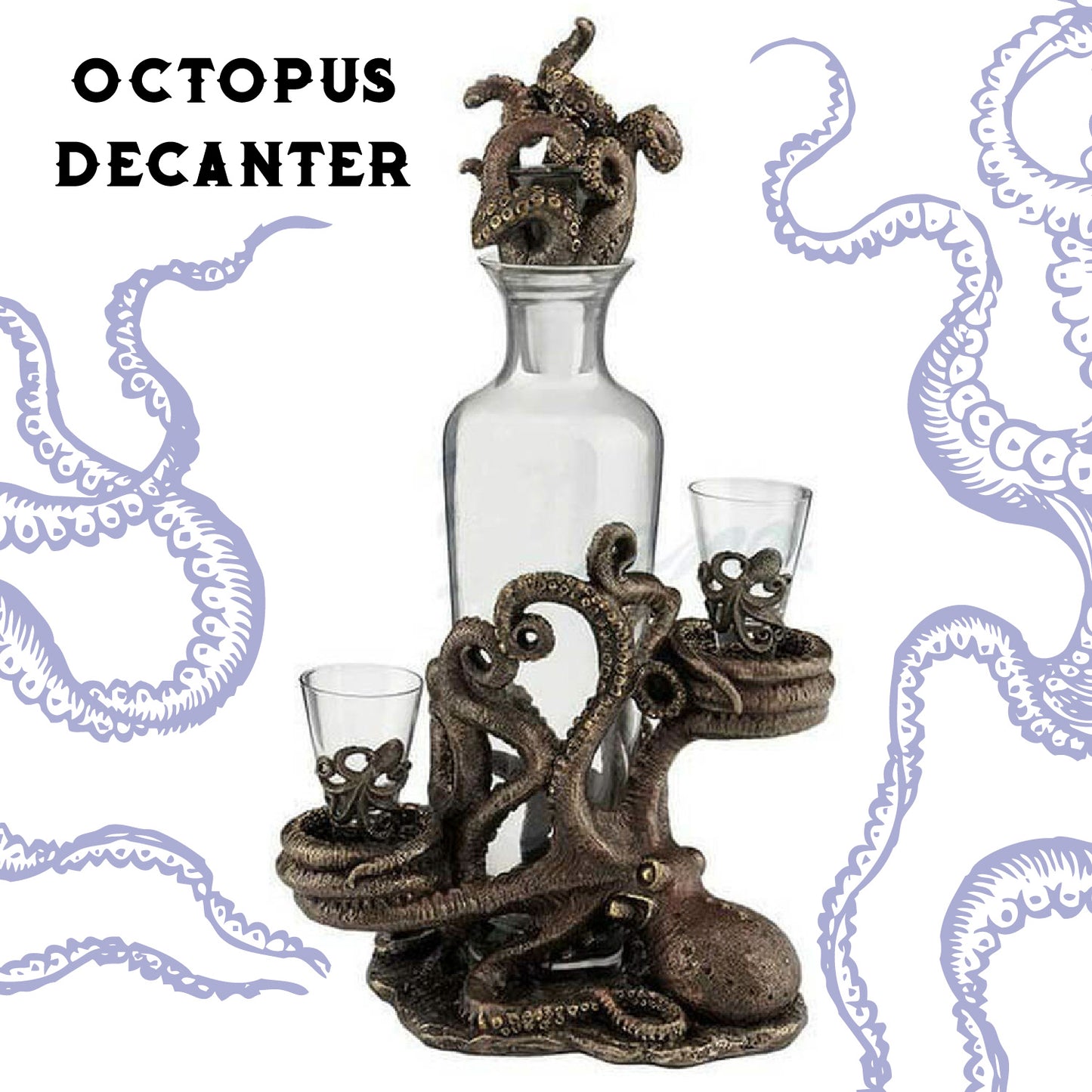 Octopus Decanter Set