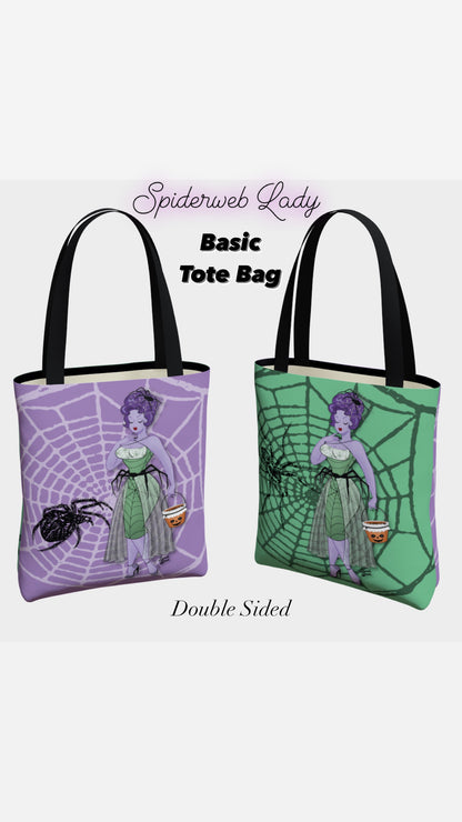 Spiderweb Babe - Basic Tote