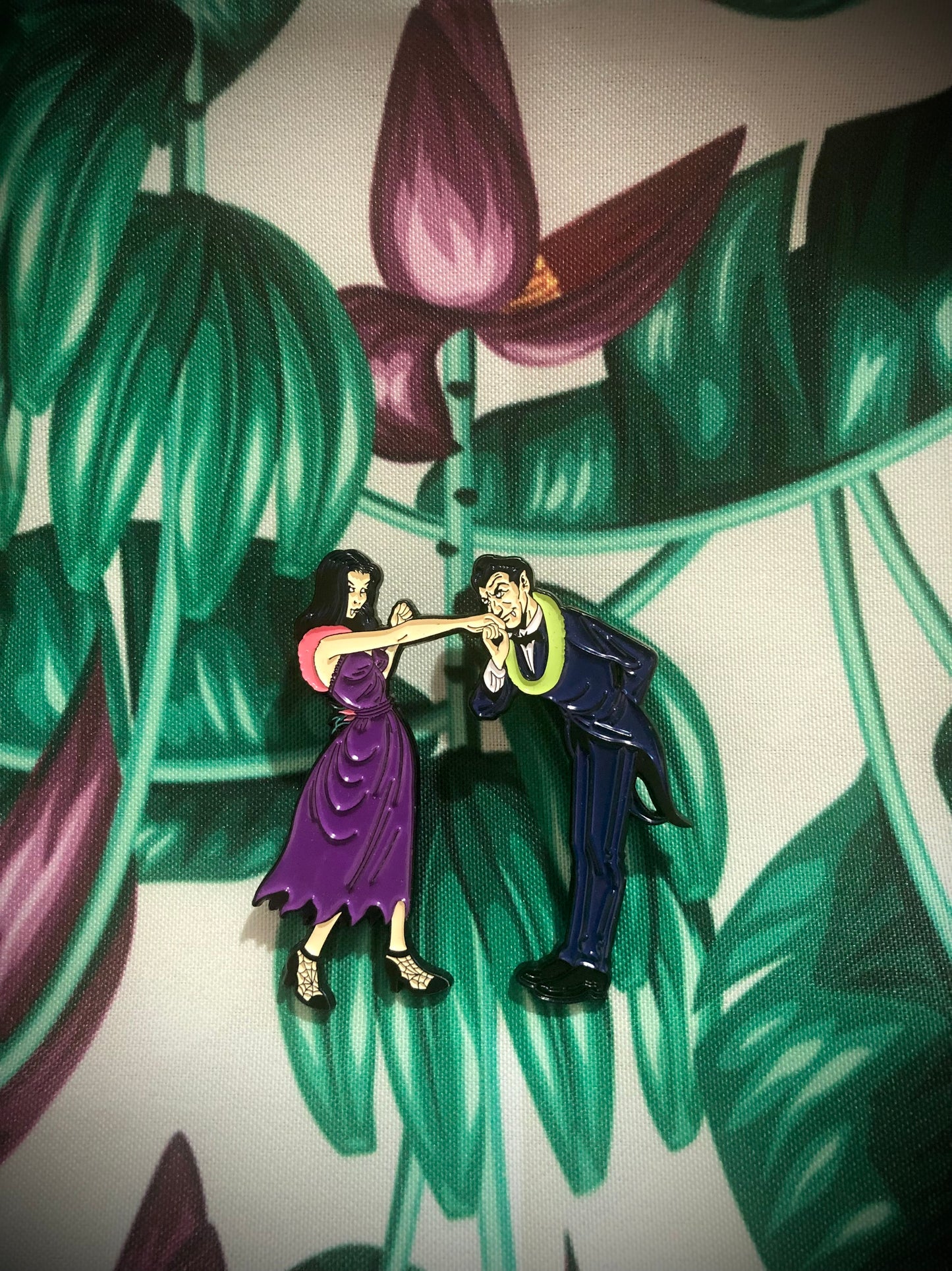 Vampires in Paradise Pin