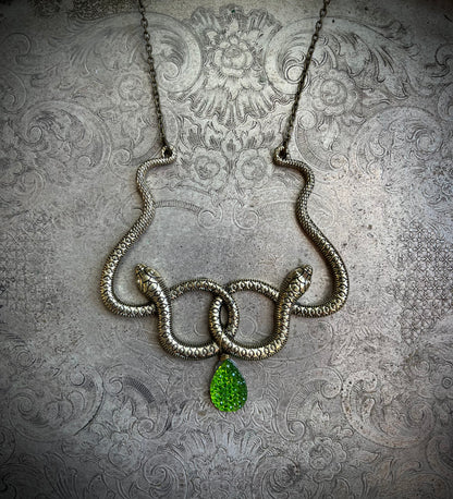 Double Snakes - Necklace