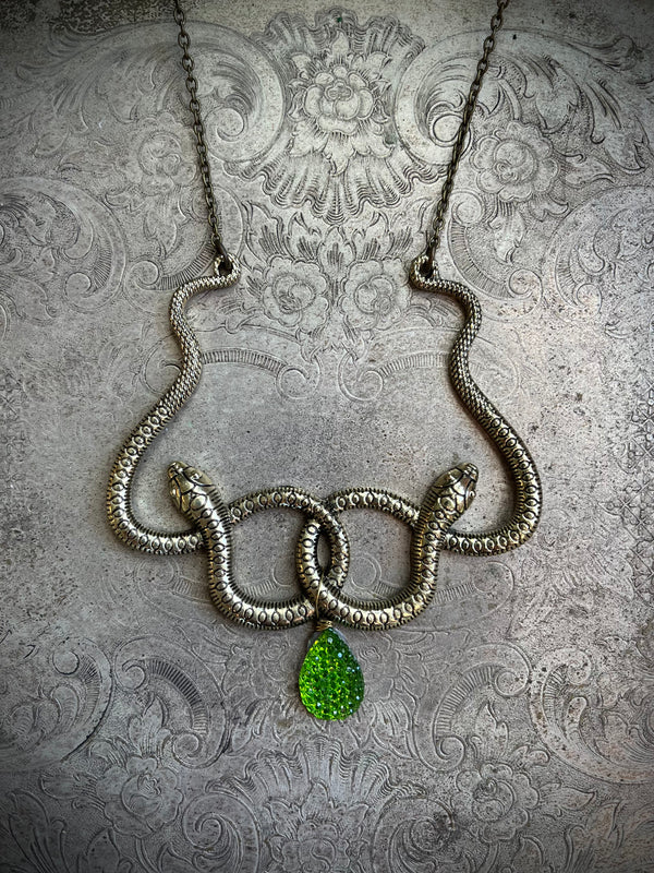 Double Snakes - Necklace
