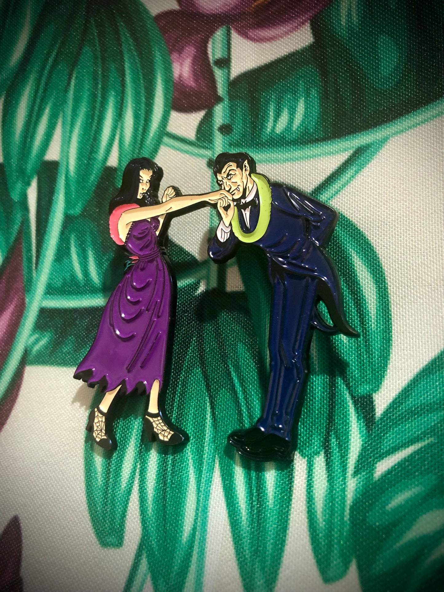 Vampires in Paradise Pin