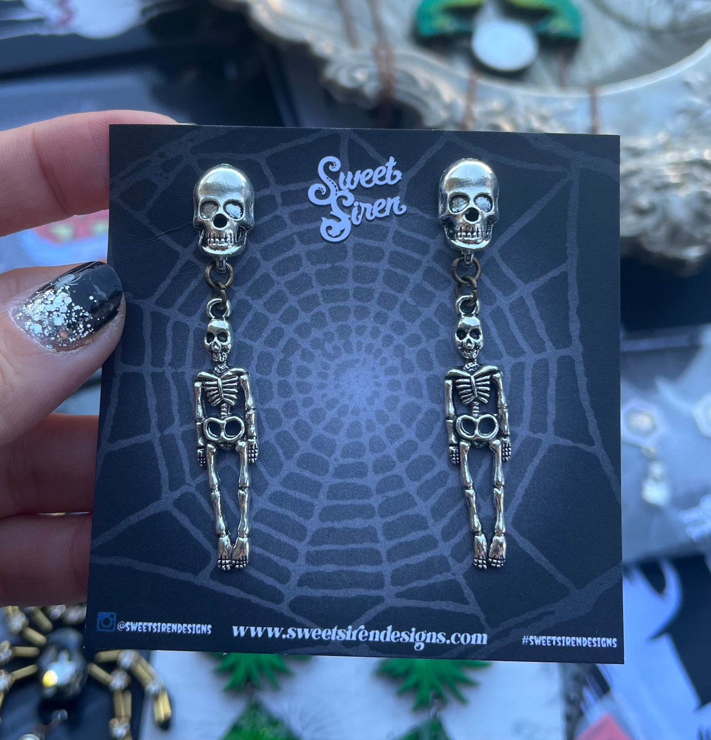 Skeleton Earrings