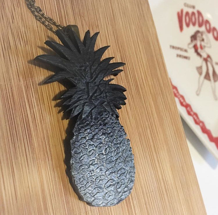 Goth Pineapple Necklace