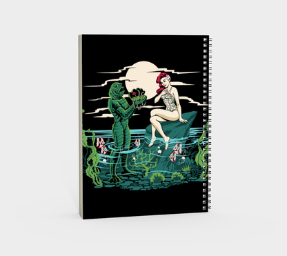 Mid Century Swamp Couple -Notebook